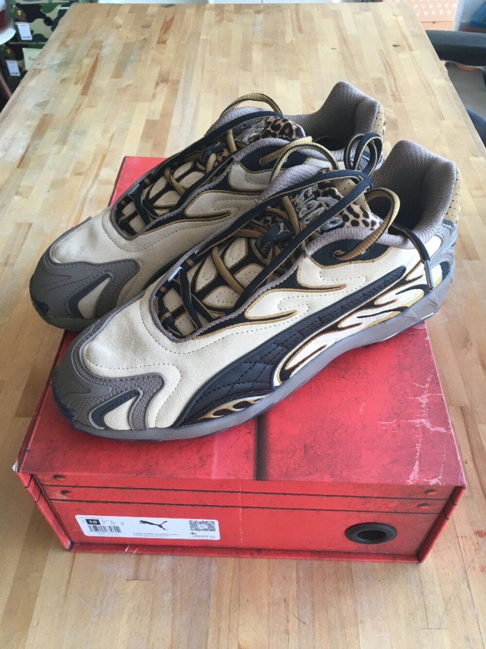 A$AP Rocky x PUMA Inhale "Leopard" 405579-01 Sz 10